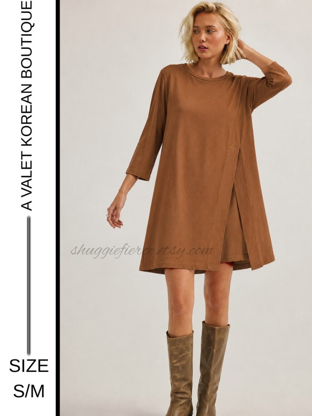 MSRP: $98 | ✨ A Vallet Korean Boutique Asymmetrical Tunic Dress | Size S/M ✨